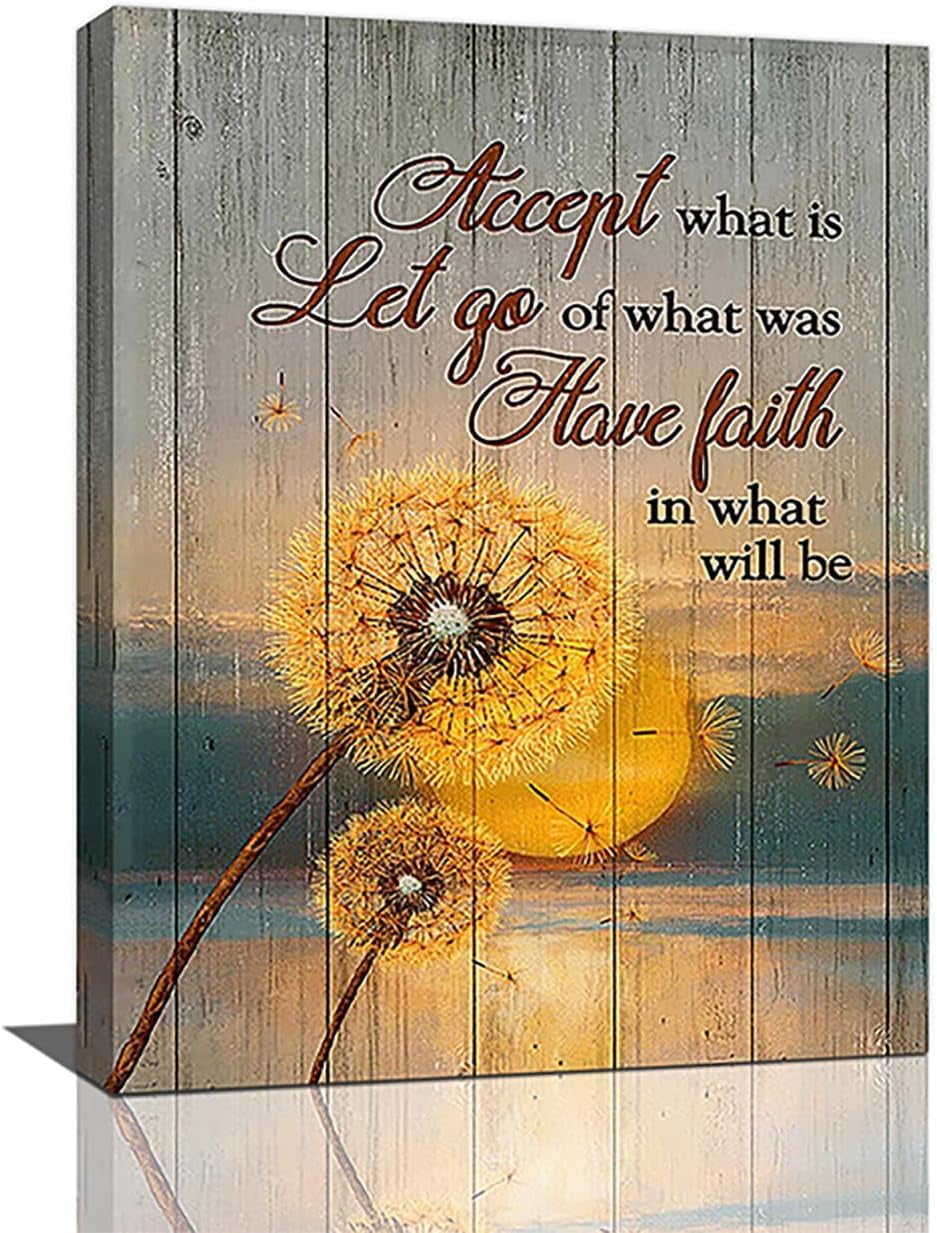 Dandelion Sunset Pictures Wall Art Rustic Dandelion Wall Decor