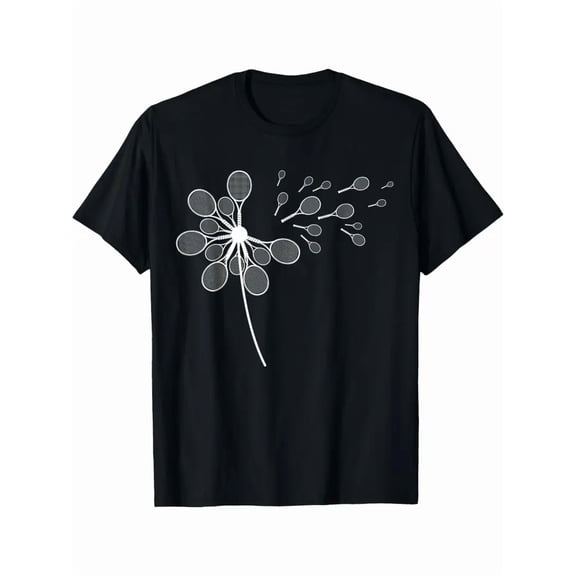 Dandelion Tennis Racket Shirt for Tennis Player T-Shirt