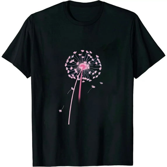 Dandelion Tropical Animal Exotic Bird Pink Flamingo T-Shirt