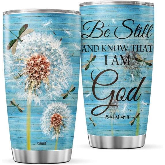 Dandelion Tumblers Dandelion Flower Coffee Tumbler Gifts For Religious Christian Girl Mom Women On Birthday Inspiration Mug 20 oz Stainless Cup Travel Cups Insulated Mugs
