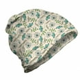 thumbnail image 1 of Dandelion Unisex Beanie, Botanical Doodle, Hiking Outdoors, Champagne and Multicolor, by Ambesonne, 1 of 1