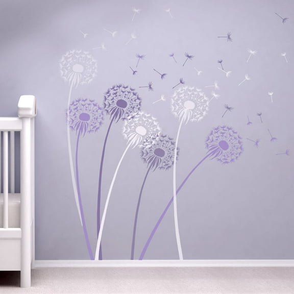 Dandelion Wall Stencil - Medium Size