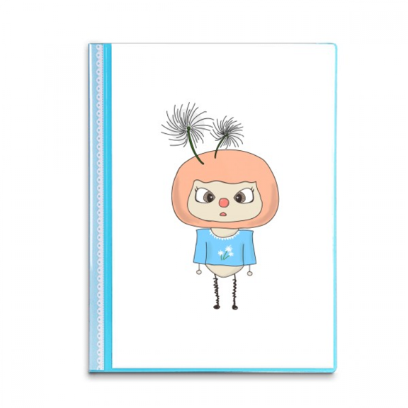Dandelion White Seads Beauty Wind UU Book Sheet Protectors Portfolio Binder Folder