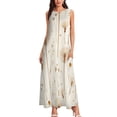 thumbnail image 1 of Dandelions Flying Long Dress Bridesmaid Dress Woman Dress Women Summer, 1 of 7