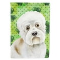 thumbnail image 1 of Dandie Dinmont Shamrocks Garden Flag, 1 of 5