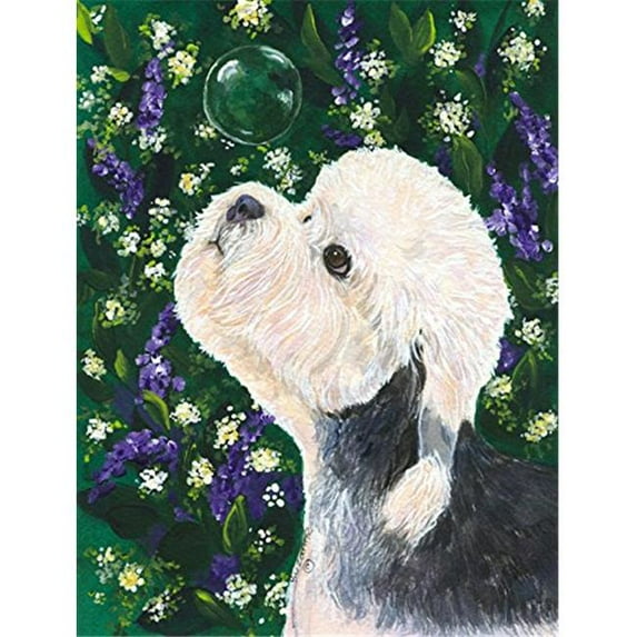 Dandie Dinmont Terrier Canvas Flag - House Size- 28 x 40 in.