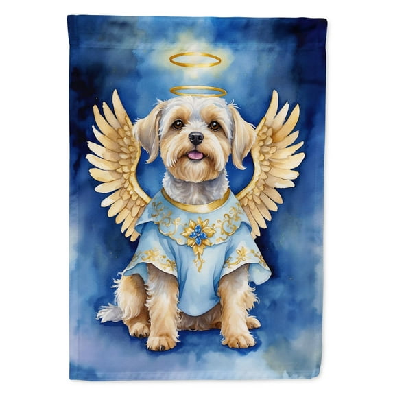 Dandie Dinmont Terrier My Angel Garden Flag 11.25 in x 15.5 in