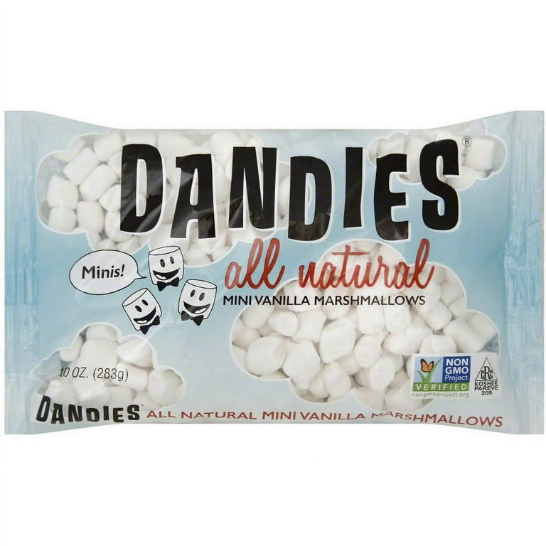 Dandies Mini Vegan Marshmallows, 10 oz, (Pack of 12)