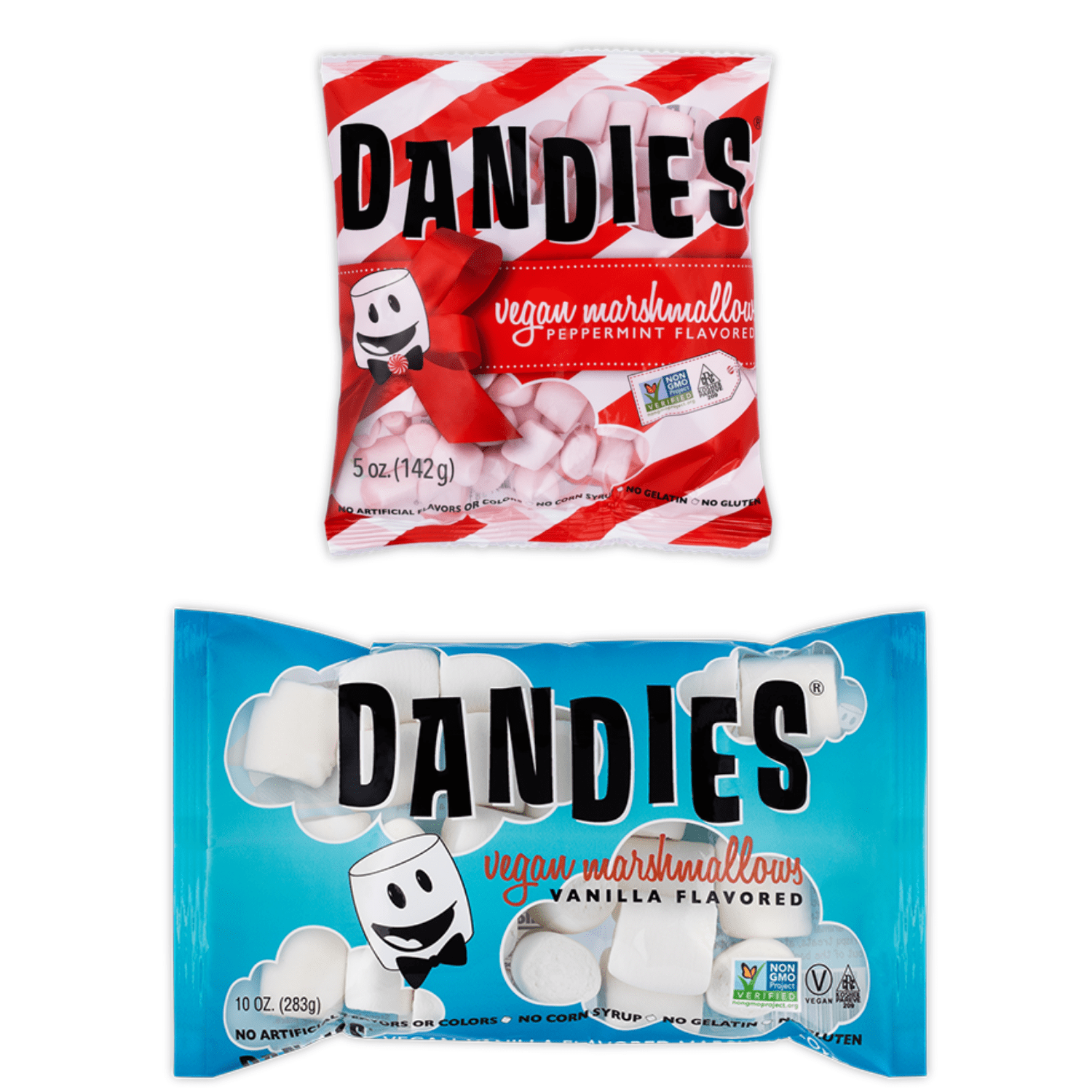 Dandies Vegan Marshmallows 2 Pack Peppermint Vanilla