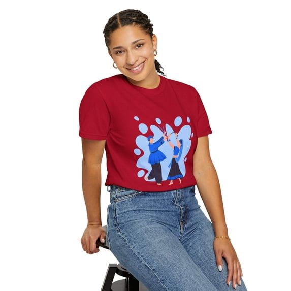 Dandiya Time Unisex T-Shirt - Navratri Celebration Joyful Memories