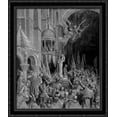 thumbnail image 1 of Dandolo, Doge of Venice, Preaching the Crusade 28x34 Large Black Ornate Wood Framed Canvas Art by Gustave Dore, 1 of 2