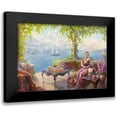 thumbnail image 1 of Dandorf, Olga 14x11 Black Modern Framed Museum Art Print Titled - In the arbor, 1 of 5