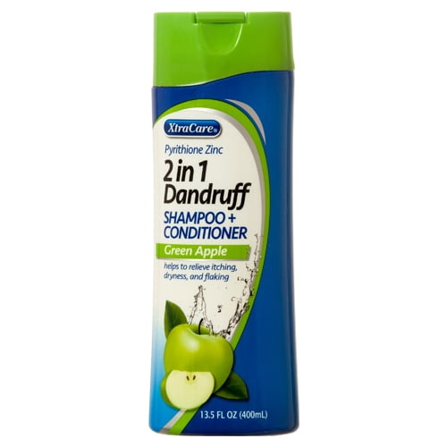 Dandruff Shampoo 2in1 13.5z Green Apple xtra Care Wholesale, (12 - Pack)