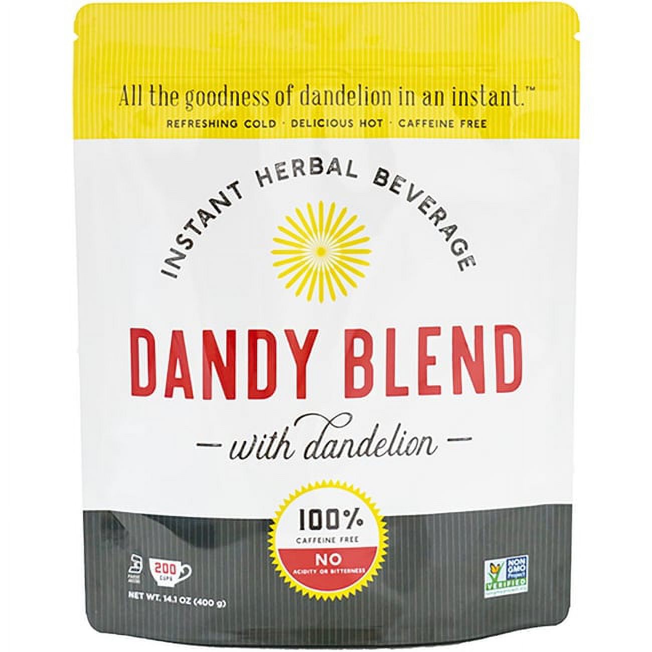 Dandy Blend Caffeine Free Instant Herbal Beverage With Dandelion, 14.1 Oz