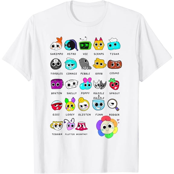 Dandy'S World Costume For, Dandys World Characters T-Shirt