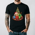 thumbnail image 1 of Dandy Vee Holiday Toon World Shelly Festive Cartoon Graphic T Shirt, for men & women up to 5XL, 1 of 2
