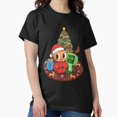 thumbnail image 1 of Dandy Vee Holiday Toon World Shelly Festive Kids Cartoon Style Unisex T-Shirt up to size 5XL, 1 of 2