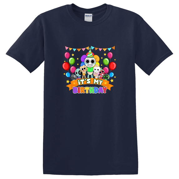 Dandy World Birthday Character Graphic T-Shirt