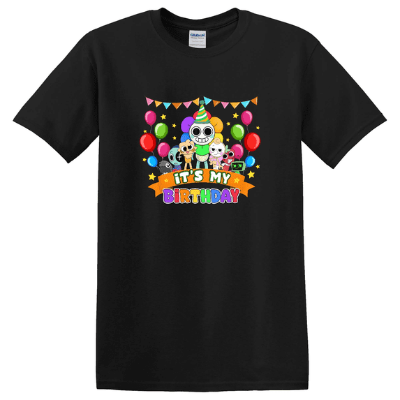 Dandy World Birthday Character Graphic T-Shirt