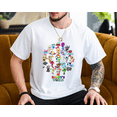 thumbnail image 1 of Dandy World Characters Parody Graphic Cute Retro Unisex T-Shirt, up to size 3XL., 1 of 2