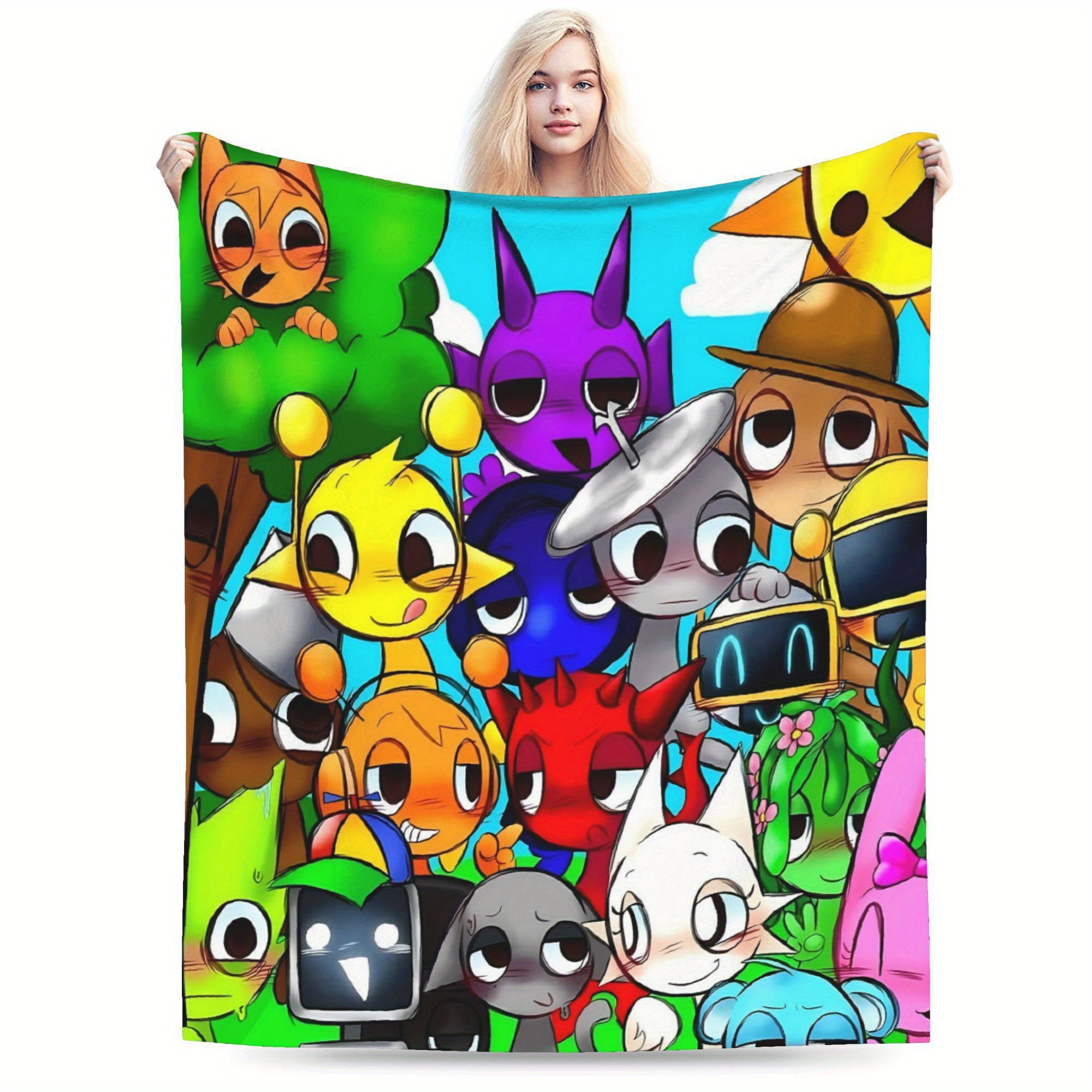 MIEPOS Colorful Dog Art Flannel Throw Blanket - 60x80 Inch, Great Dane Design, Soft & Lightweight - View #8