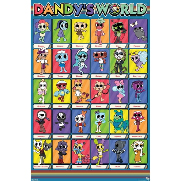 Dandy's World (2024) - Grid Wall Poster, 22.375" x 34"