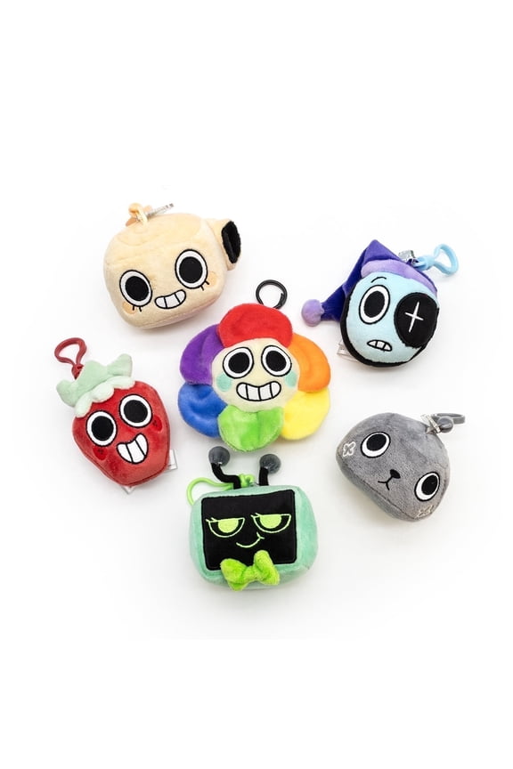 Dandy's World Single Mystery Plush Bag Clip Keychains - 6 Characters to Collect - Officially Licensed by CultureFly