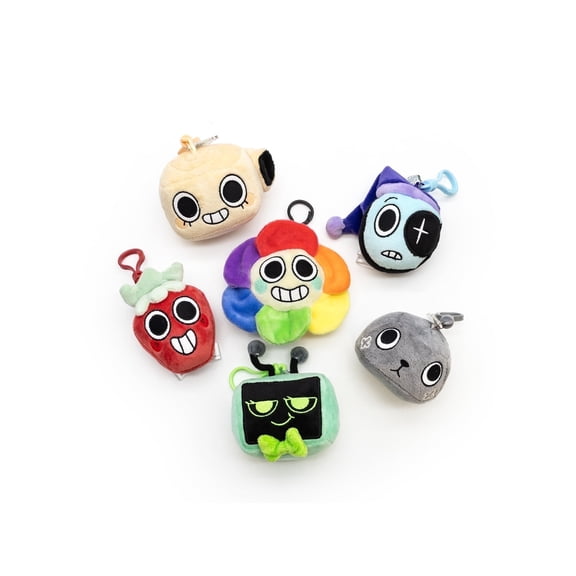 Dandy's World Mystery Plush Bag Clip Keychains - 6 Characters to Collect - Officially Licensed by CultureFly
