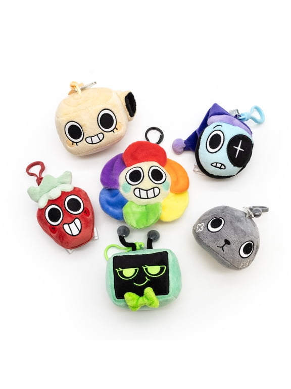 Dandy's World Single Mystery Plush Bag Clip Keychains - 6 Characters to Collect - Officially Licensed by CultureFly