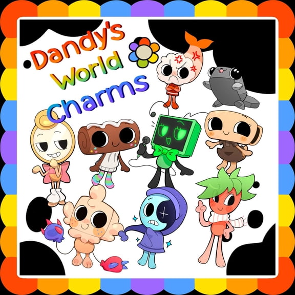 Dandys World Acrylic Charm / Goob / Astro / Shelly / Vee / Glisten / Cosmo / Shrimpo / Pebble / Sprout keychain (1 keychain)
