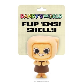 CultureFly Dandy's World Face Flip'Em Fidget Toy, Shelly, Officially Licensed Collectible