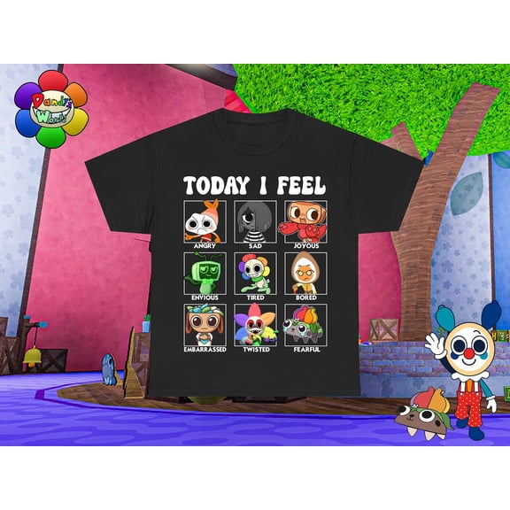 Dandy's World Roblox T-Shirt, Today I Feel, Gamer Tee