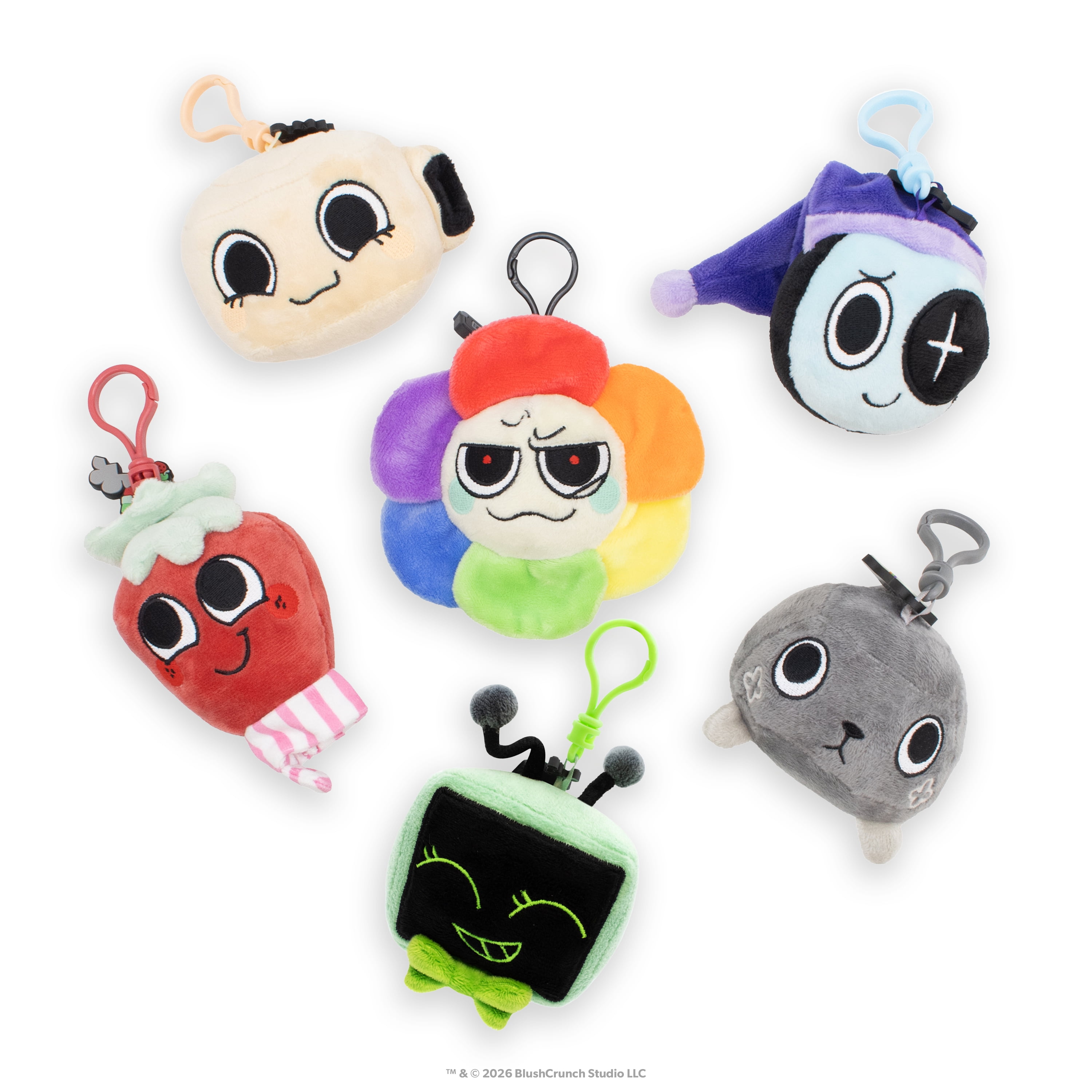 Dandy's World Single Mystery Plush Bag Clip Keychains - 6