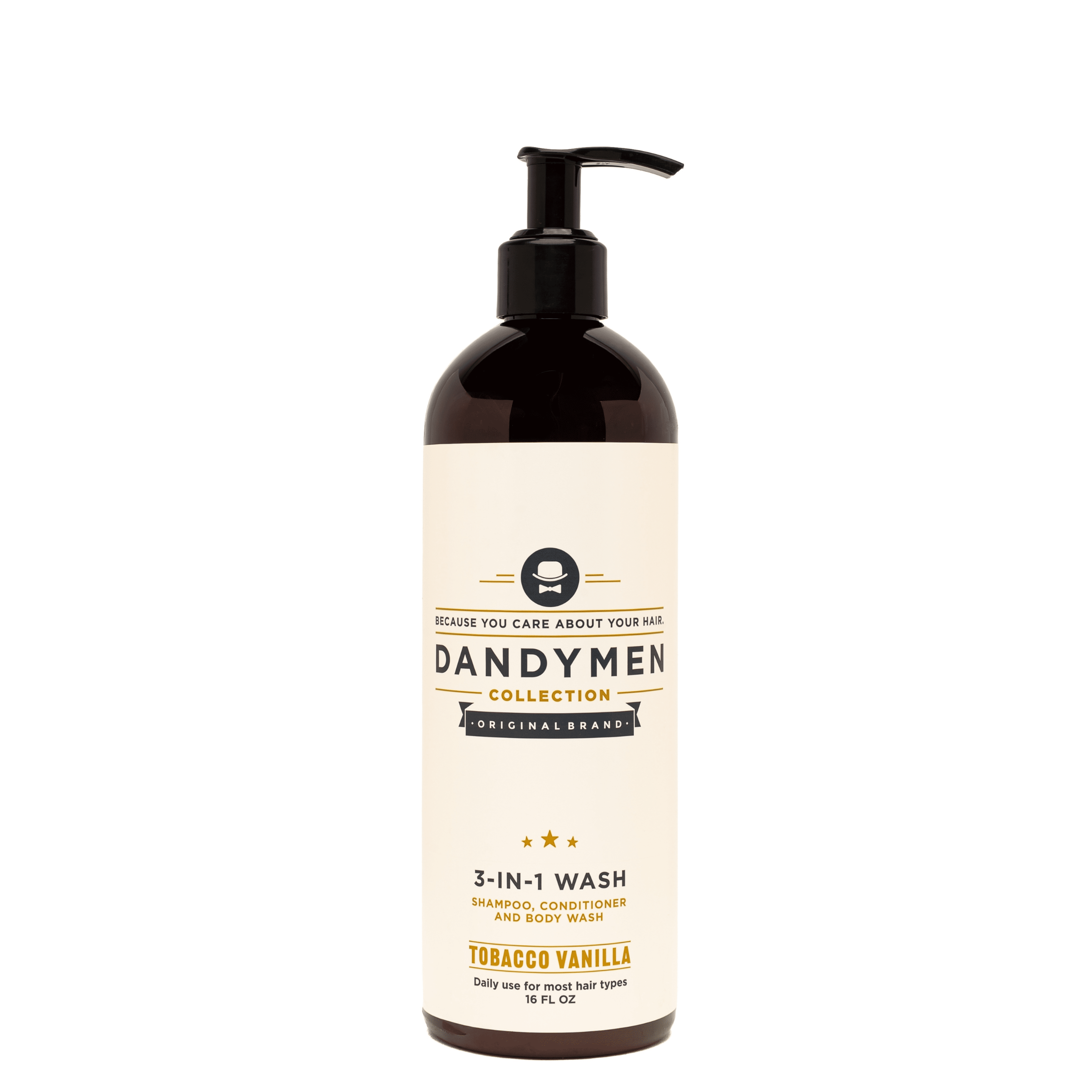 DANDYMEN COLLECTION Men's 3-in-1 Shampoo, Conditioner and Body