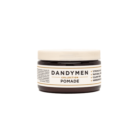 DANDYMEN COLLECTION Strong Hold High Shine Pomade 3.4 oz Tobacco Vanilla