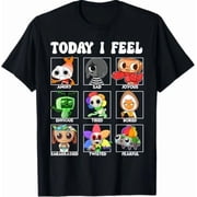 Dandys Toons World Characters Funny Today I Feel Comic Panels Unisex T-shirt H12802, up to size 5XL