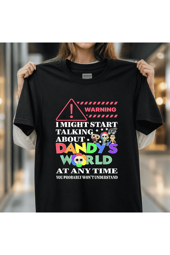 Dandys World Characters Cartoon Fan Art Cute Graphic Illustration Unisex T-Shirt, S- 5XL