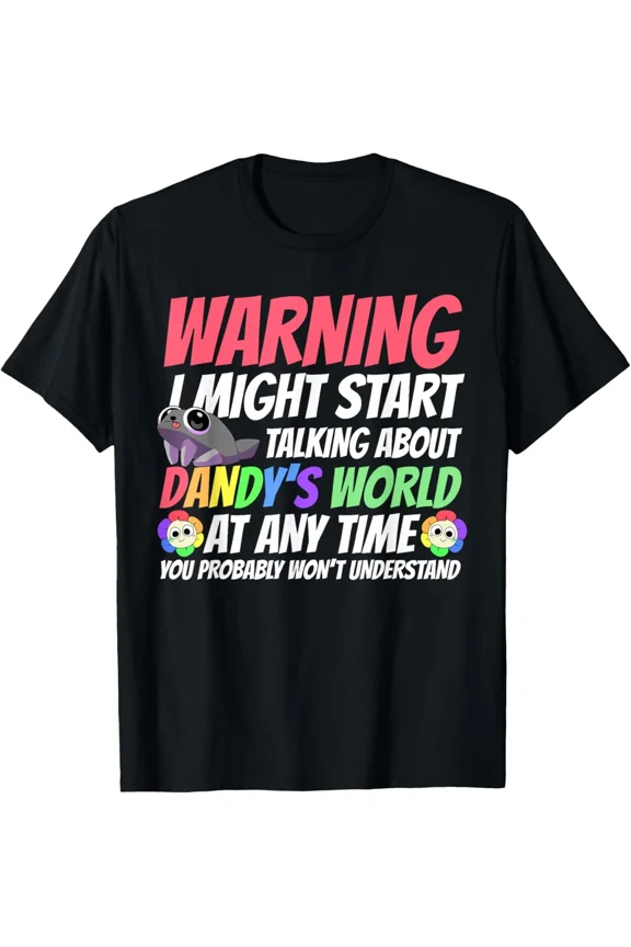 Dandys World Characters Funny Cartoon Meme Design Unisex T-Shirt, up to size 5XL