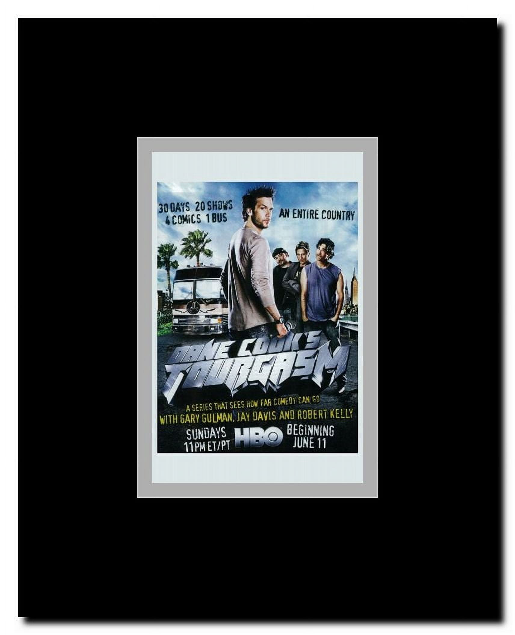 Dane Cook's Tourgasm Framed Movie Poster