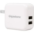 thumbnail image 1 of Dane Electric GS-GA-7200W-R 2.4 Amp Gigastone 2 Port Wall Adapter - White, 1 of 7