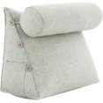 thumbnail image 1 of Daneey Reading Pillow for Bed Adult, Back Pillow for Bed Sitting Up, Back Support Pillow, White, 23.5 * 8 * 20IN, 1 of 3