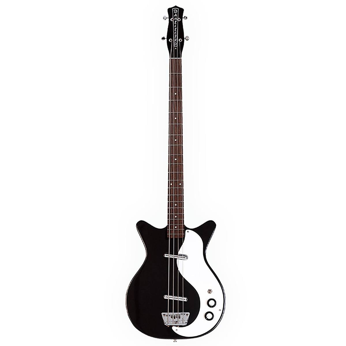 Danelectro '59 DC Long Scale Electric Bass Black