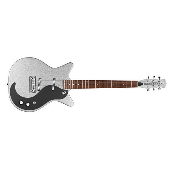 Danelectro '59M NOS+ Metalflake Electric Guitar (Silver Metalflake)