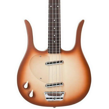 Danelectro Bass Guitar - 58 Longhorn Reissue - Copperburst LEFT HANDED