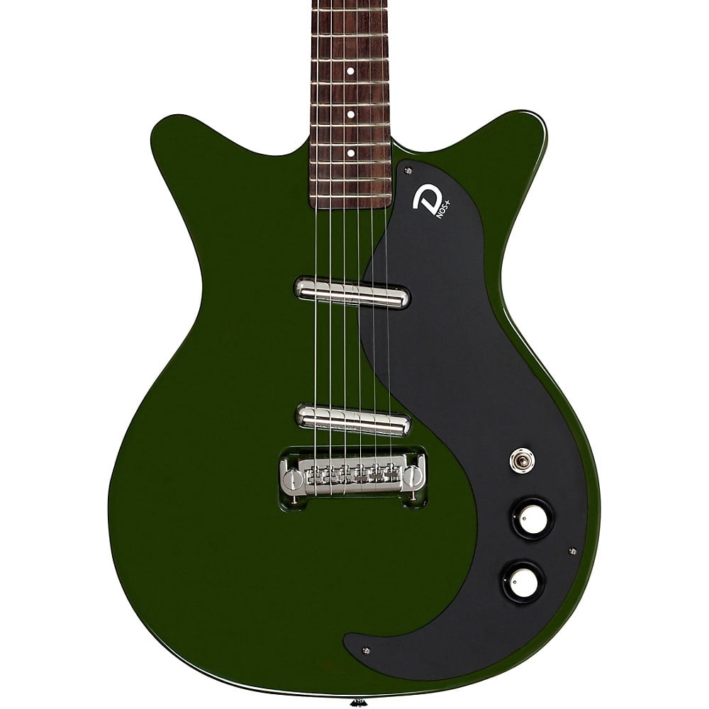 Danelectro Blackout '59 Semi-Hollowbody Electric Guitar - Green Envy
