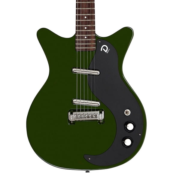 Danelectro Blackout '59 Semi-Hollowbody Electric Guitar - Green Envy