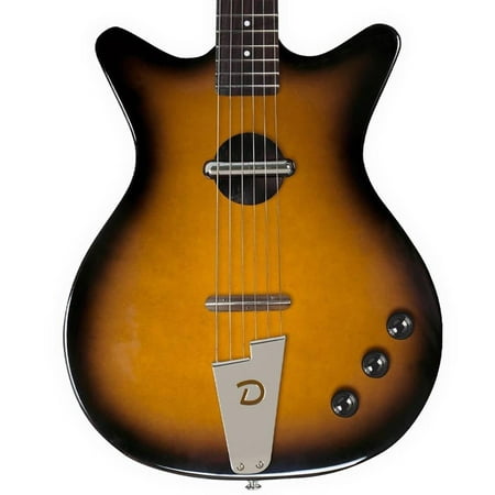 Danelectro Convertible Hollow Body Electric Guitar (Tobacco Sunburst)