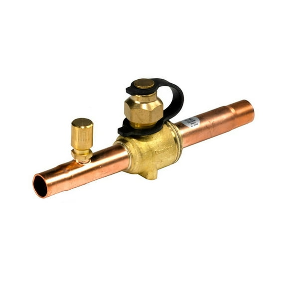 Danfoss 009L8053 5/8" ODF Sweat Ball Valve w/ Port, replacement for 009G8053