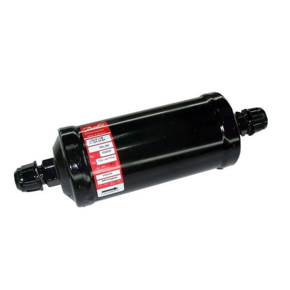 Danfoss 023Z0014 5/8in Liquid Line Refrigerant AC Filter Drier hvac refrigeration Flare 10.5-15.7tons Unidirectional 10-1/4in Long 3-1/8in Wide DCL 305