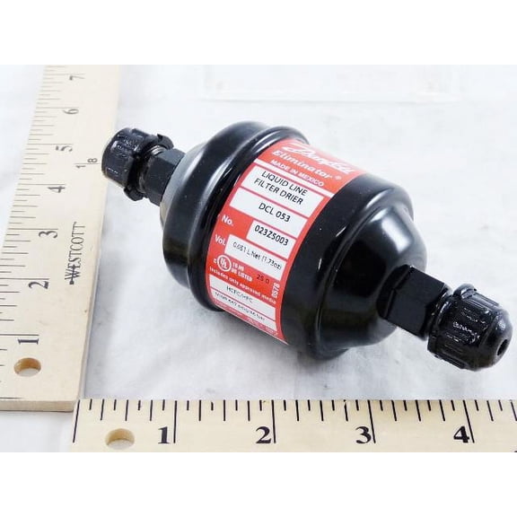 Danfoss 023Z5013 1/4" Sweat Liquid Line Filter Drier DCL032S (3 Cubic Inches), replacement for DCL032S